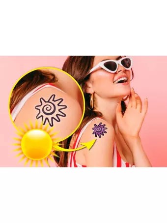 tatuaggi solari UV