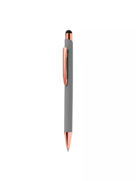 penna touch screen grigia elegante