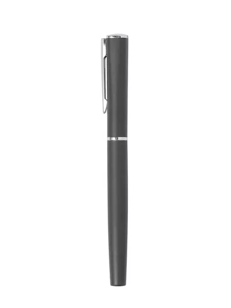 bolígrafo roller gris