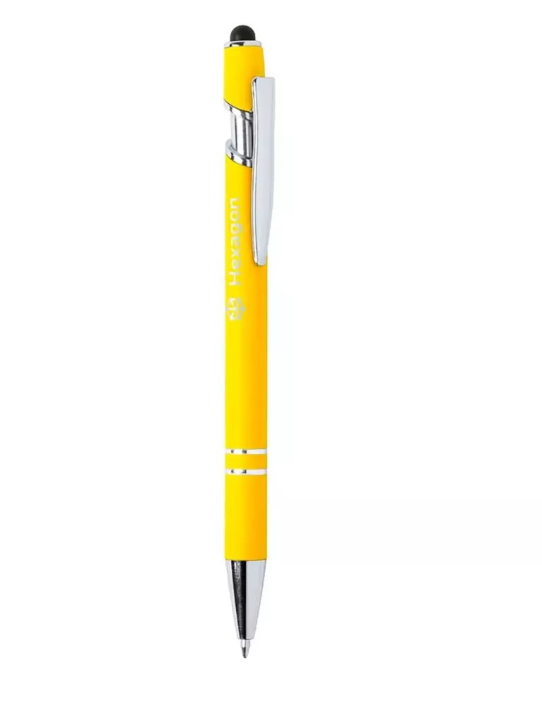 gelber Pro Touchpen-Kugelschreiber