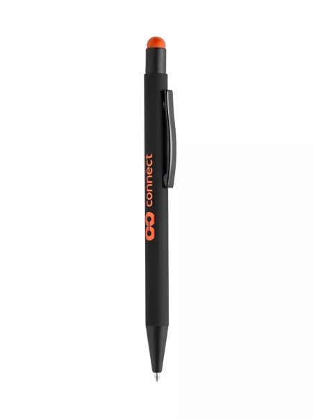 minimal orange black pen