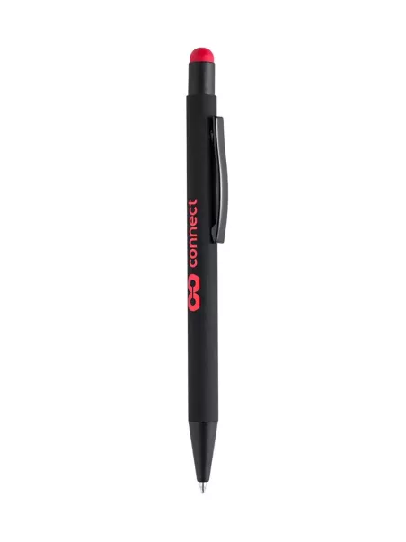 bolígrafo minimal rojo negro