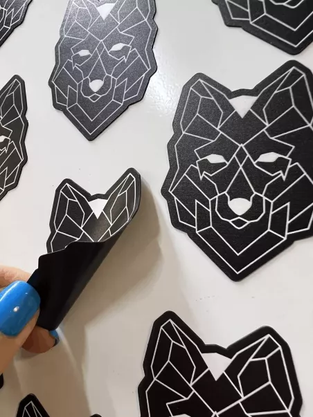 imanes flexibles con forma troquelada