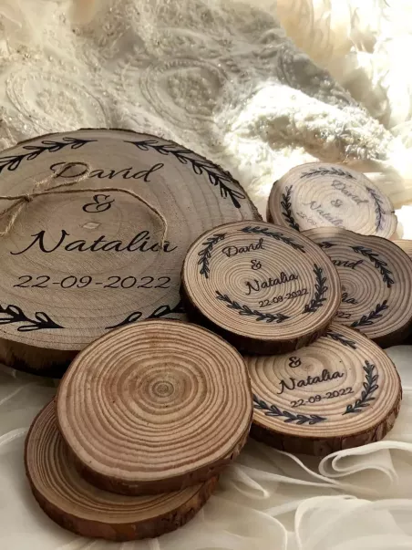 porta fedi in legno