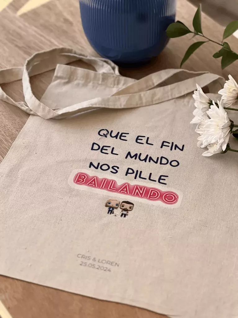 lembranças de casamento sacos tote