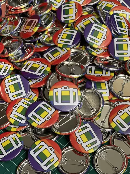 LGBT buttons
