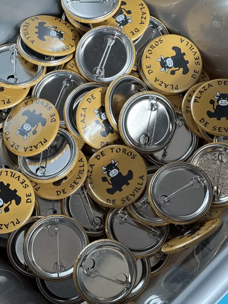 personalisierte Museumsbuttons