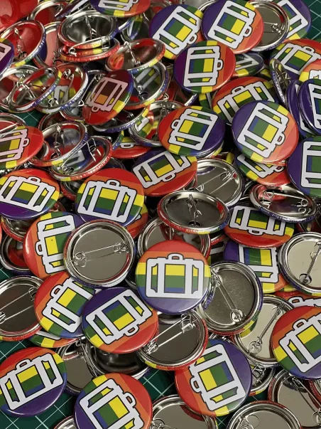 Pride buttons