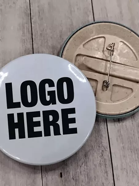 personalized organic buttons