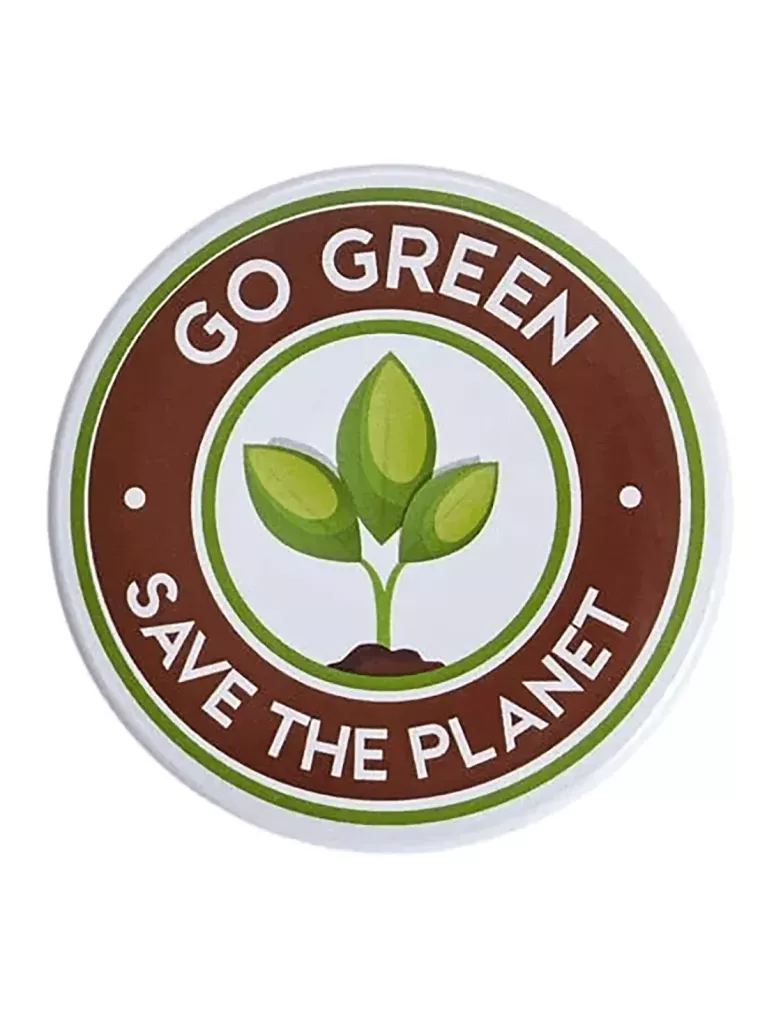 custom eco-friendly buttons