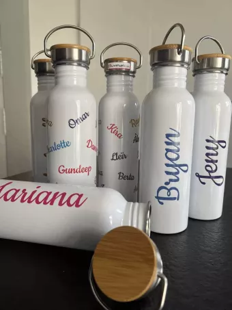 personalized water bottles with name
