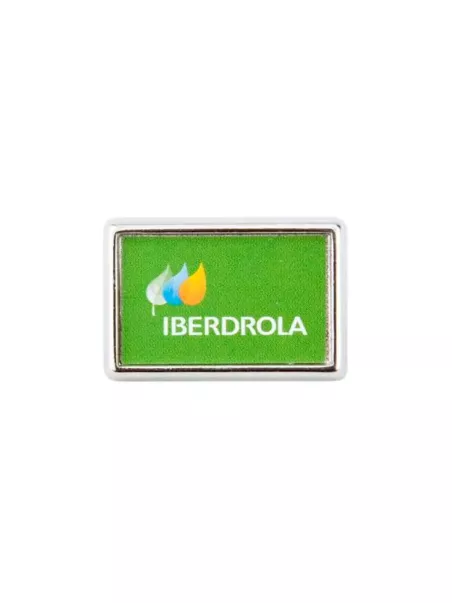 rechteckige Pins personalisiert