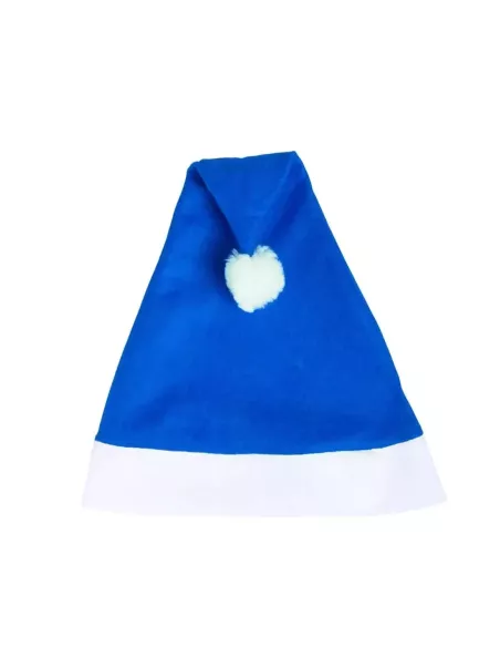 blaue Weihnachtsmütze