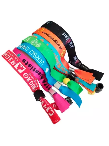 braccialetti in tessuto per matrimoni ed eventi
