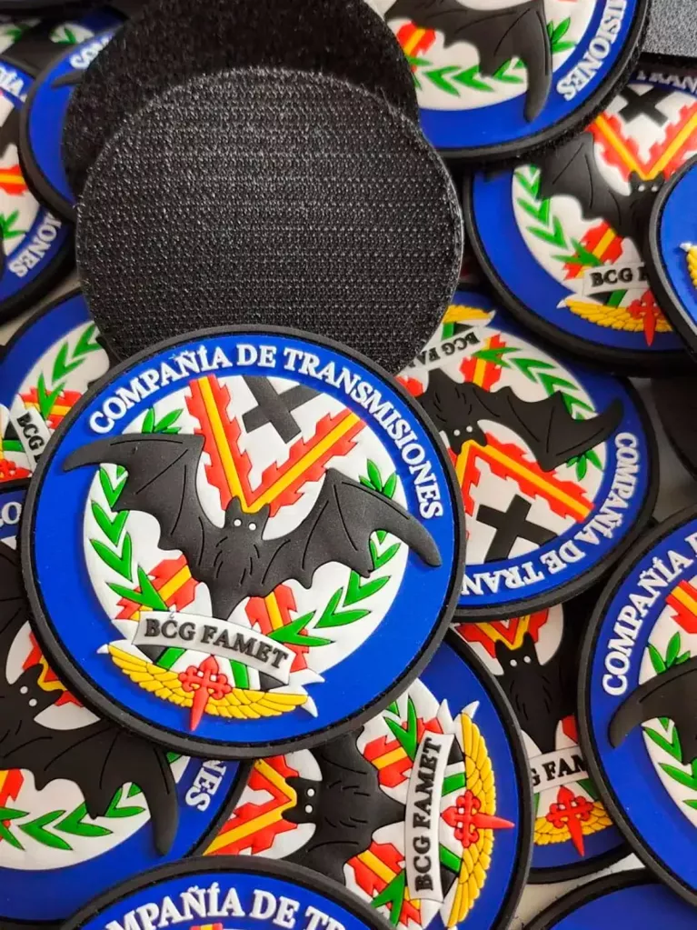 parches personalizados con relieve