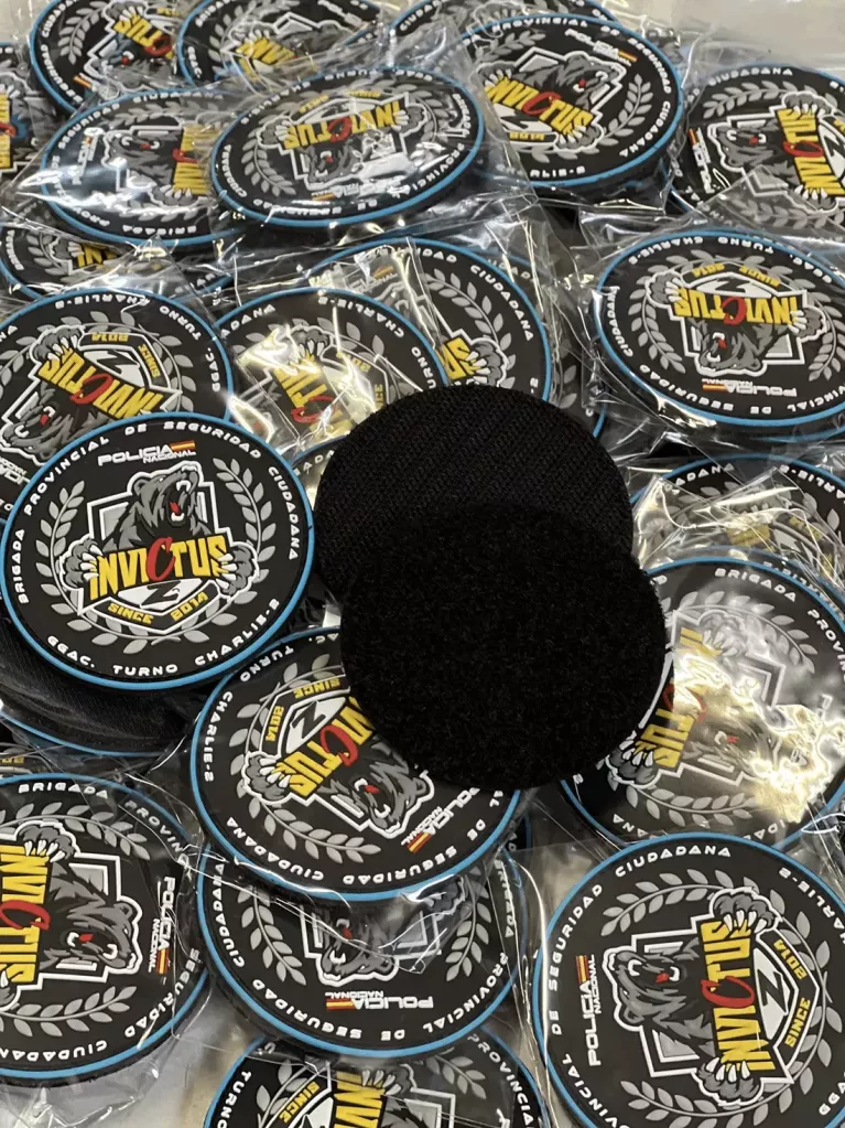 parches de goma personalizados velcro