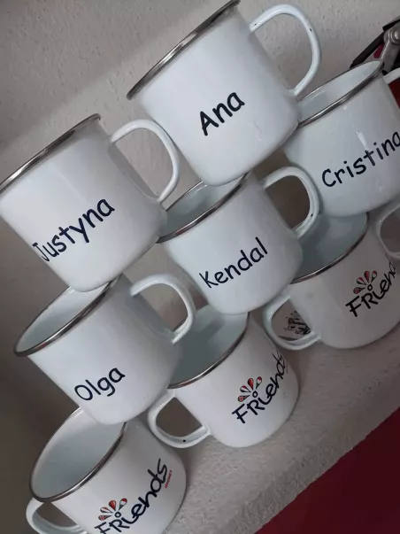 tazas vintage con nombre