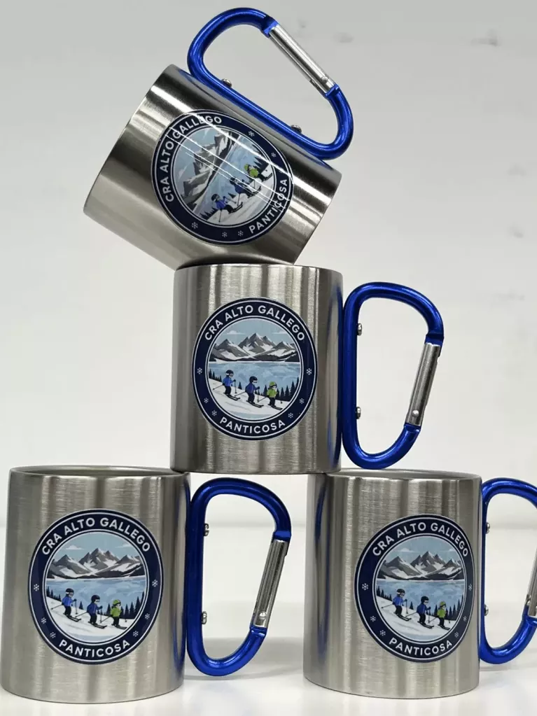 Karabinerbecher mit UV-Druck personalisiert