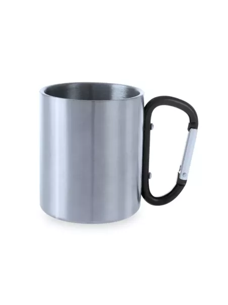 black steel mug