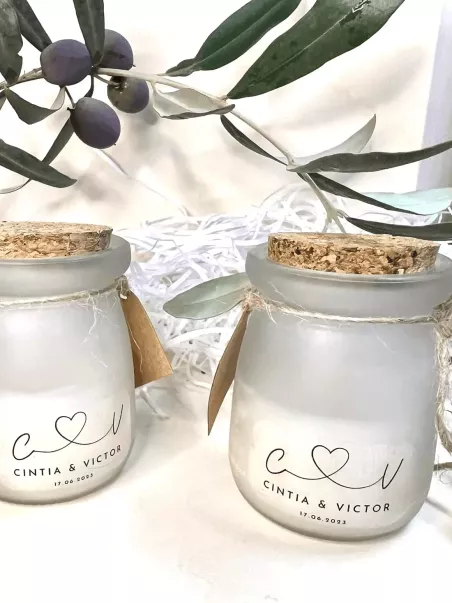 wedding souvenir candles