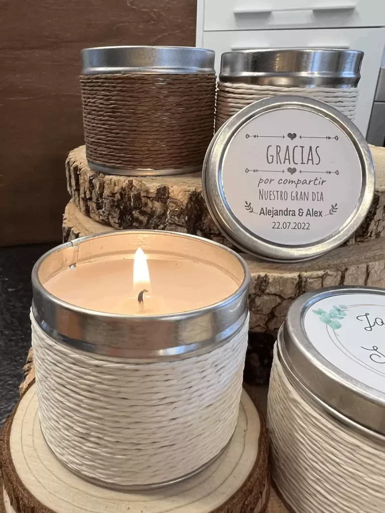 candele bomboniera matrimonio