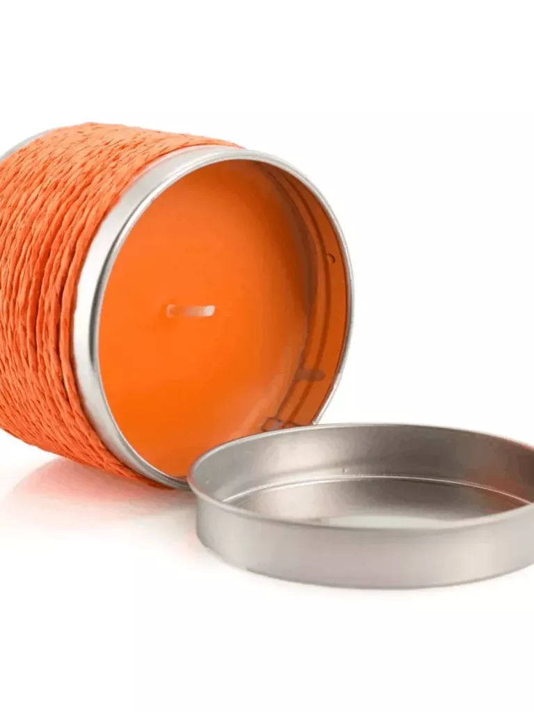 bougies personnalisables avec couvercle