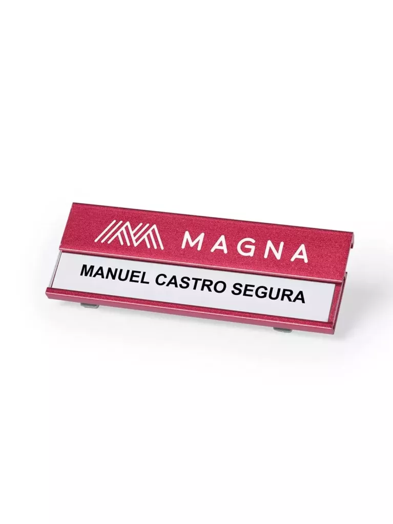 Elegance badges with name and logo