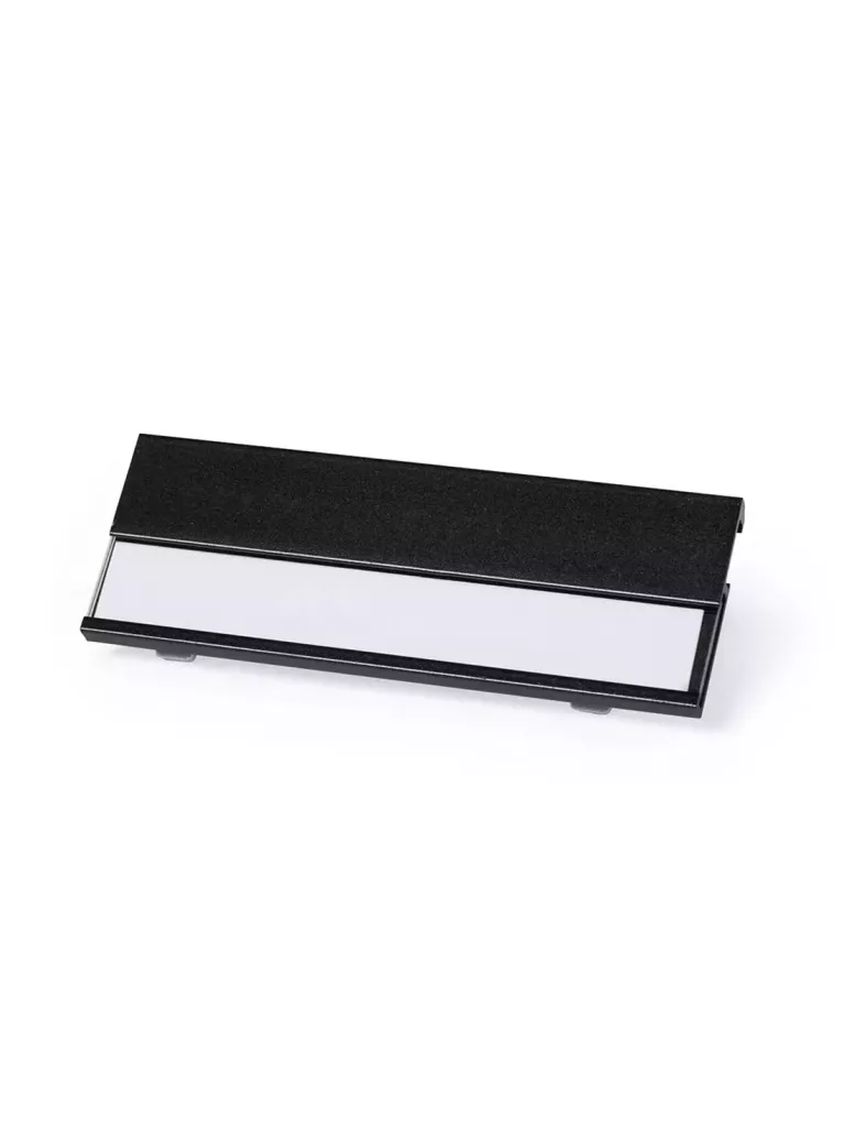 schwarzes Elegance Namensschild