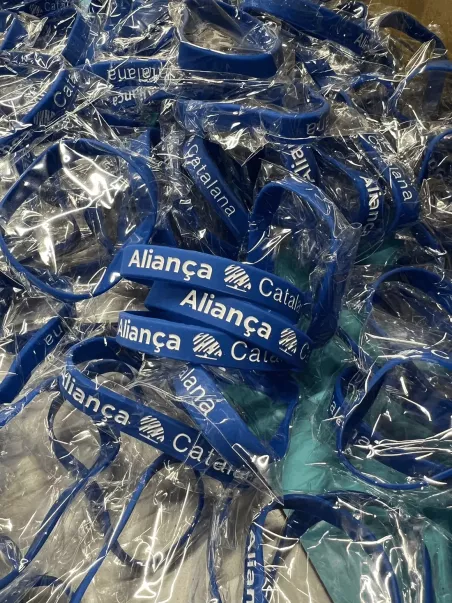 Pulseiras de silicone personalizadas