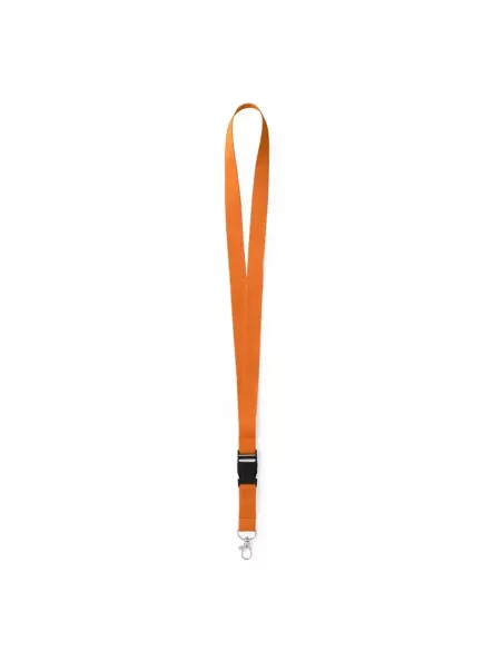 tour de cou mousqueton orange