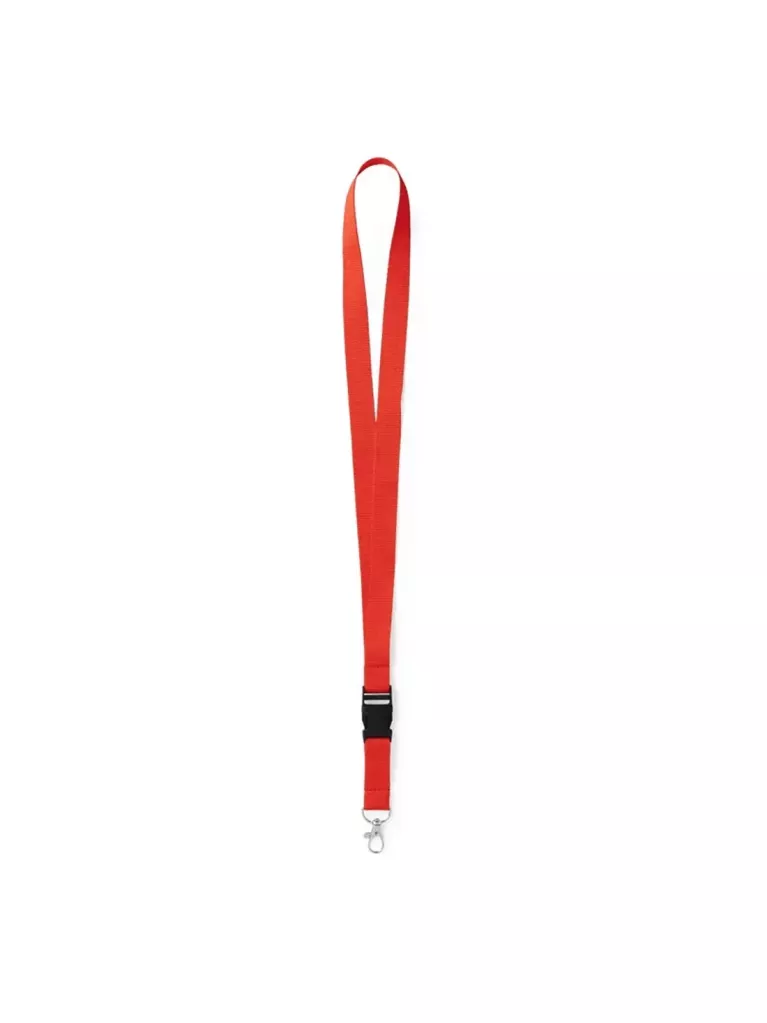 tour de cou mousqueton rouge