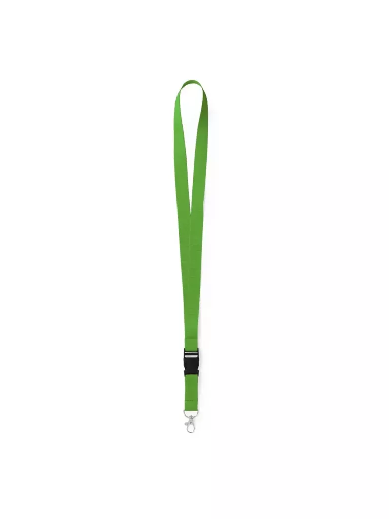 Schlüsselband mit Karabiner in Grün