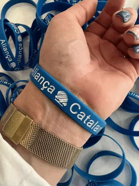 Bracelet silicone avec logo