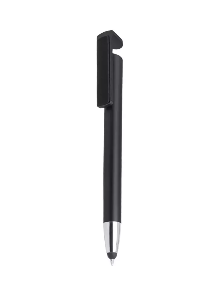 black phone stand pen