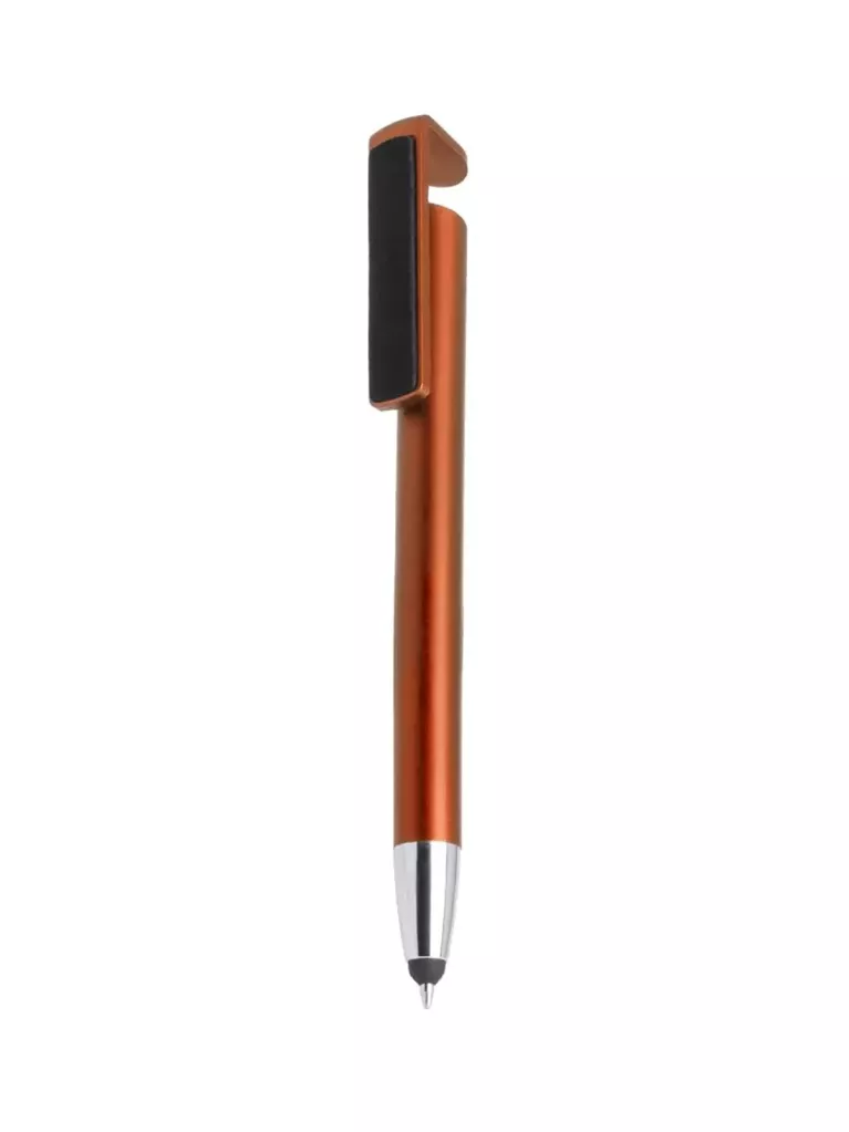 caneta suporte para telemóvel laranja