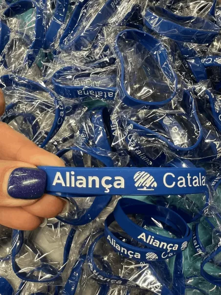 pulseiras de silicone personalizadas com logo