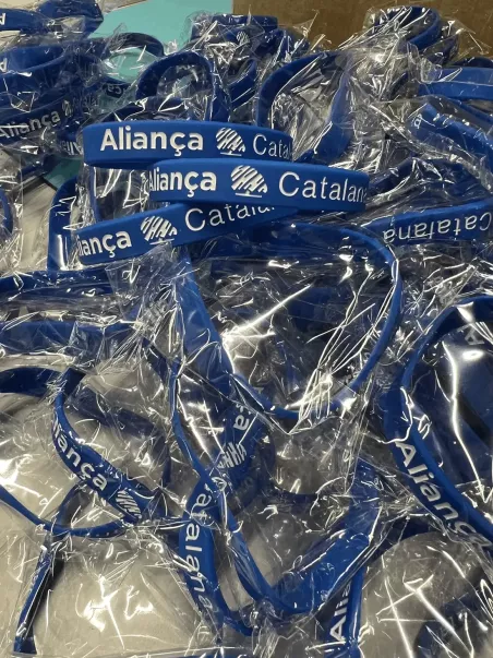 debossed custom silicone wristbands