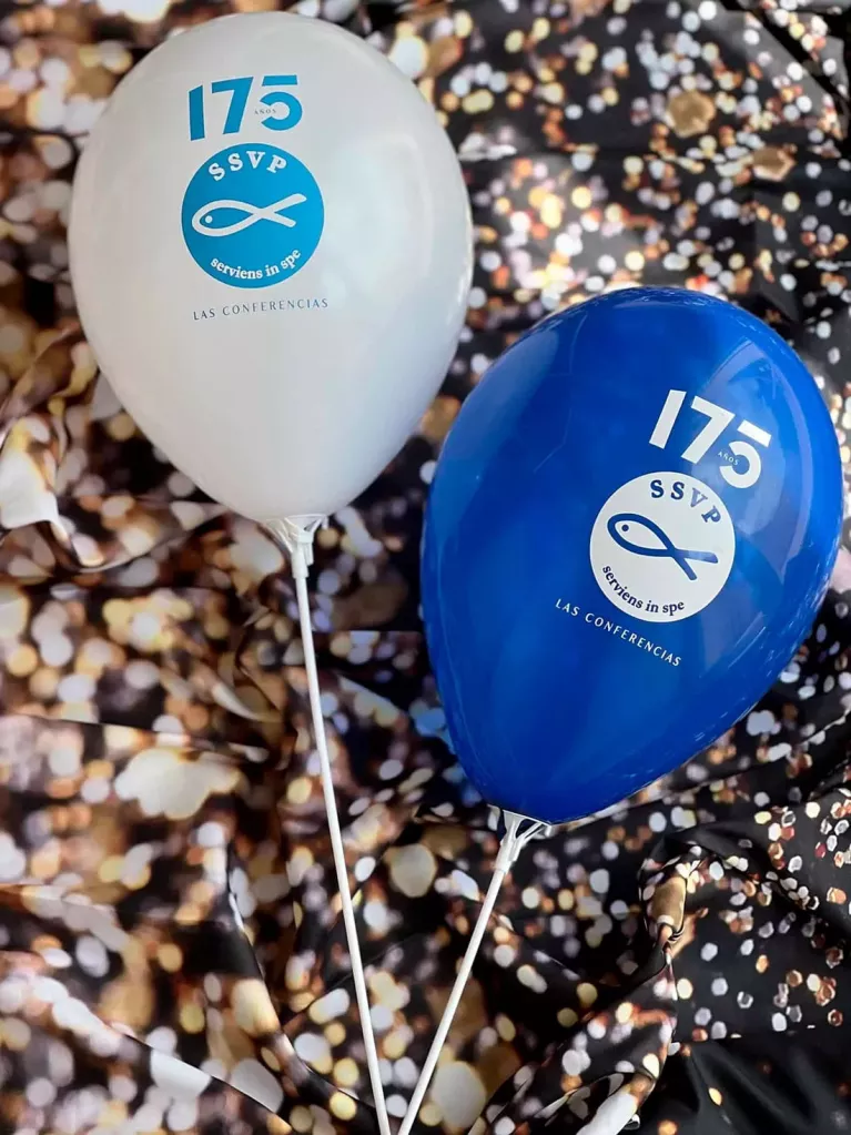 ballons avec logo d'entreprise