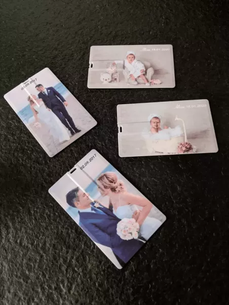 Tarjeta usb personalizadas fotos